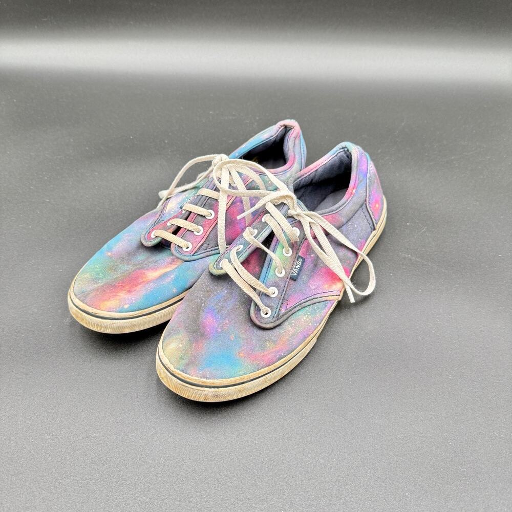 VANS Off The Wall Cosmic Galaxy Lace Up Shoes Women's Size 9 Cosmos Space 721356